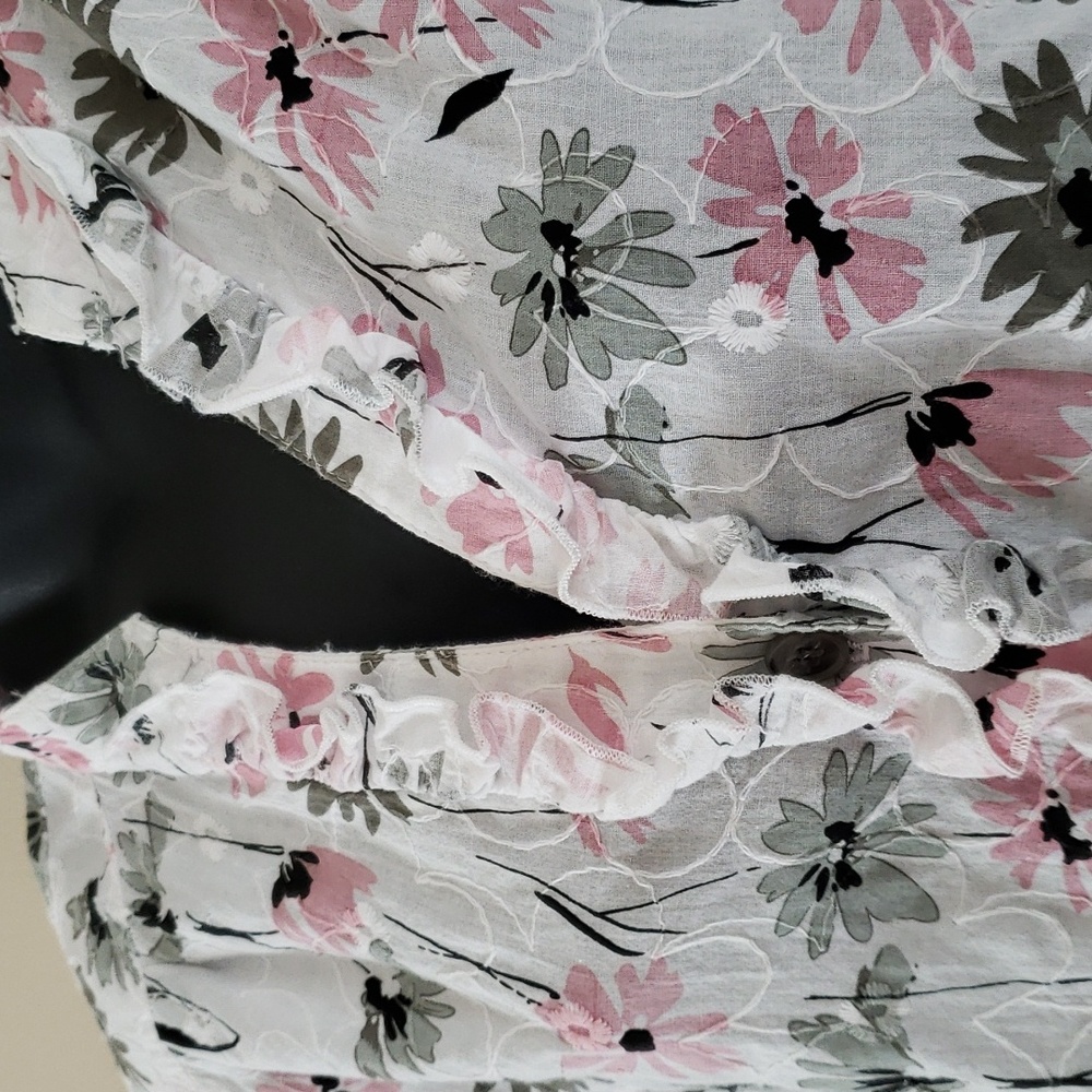 Summer floral blouse